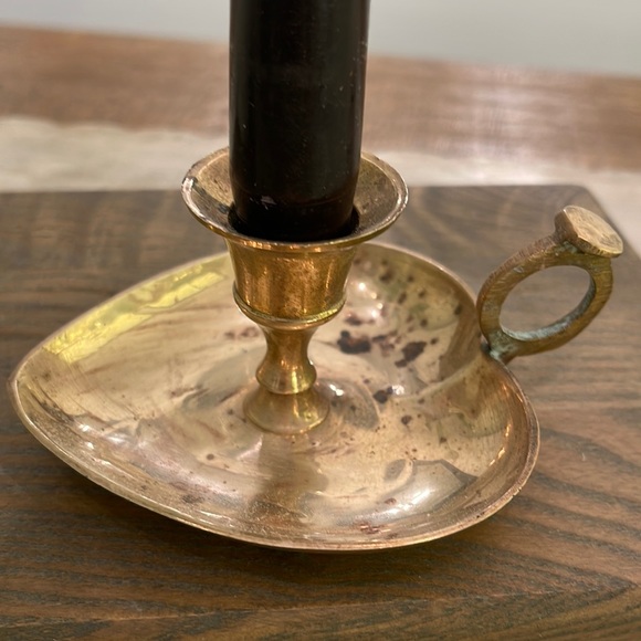 Accents Vintage Brass Heart Candle Holder Poshmark